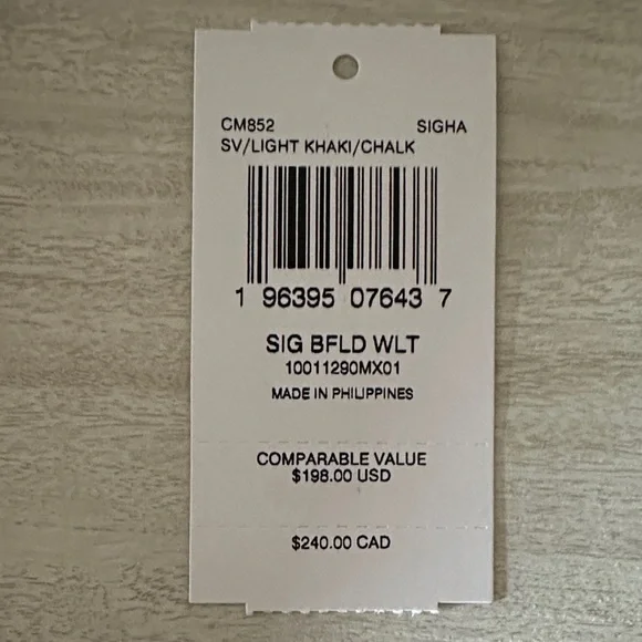 Coach Beige Signature Wallet - Picture 7 of 7